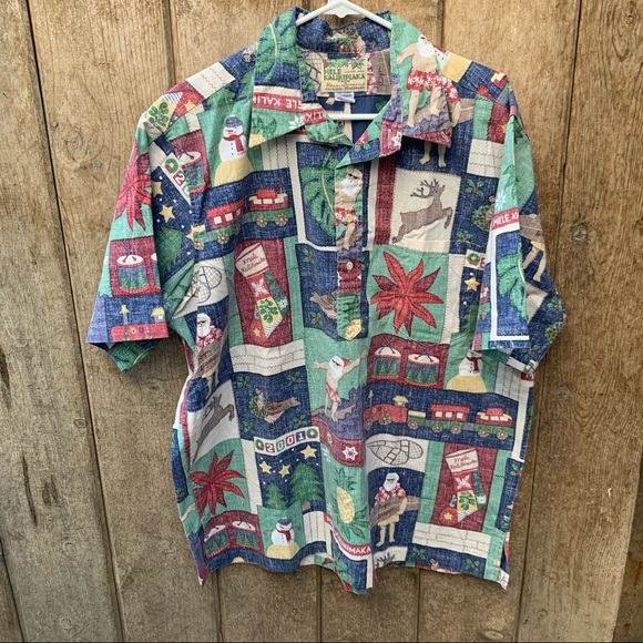 reyn spooner Shirts Rare Reyn Spooner Xl Mele Kalikimaka Hawaiian